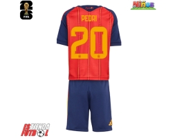 España Pedri Gonzalez #20 Primera Equipación Niños Mundial 2026 Manga Corta (+ Pantalones cortos)
